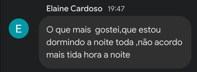 Depoimento Elaine - Dormindo a noite toda